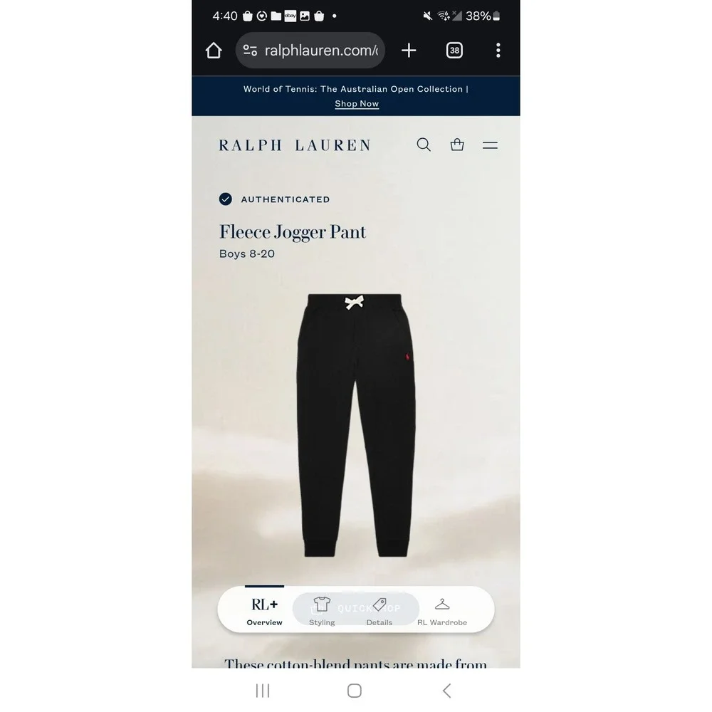 Polo Ralph Lauren excellent thank